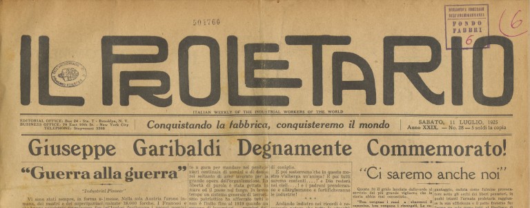 immagine di Il Proletario (11 luglio 1925)