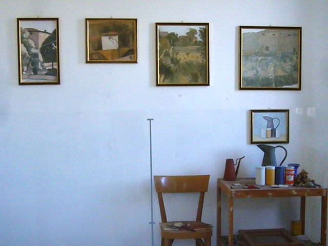 Lo studio di Morandi nella casa di Grizzana (BO)