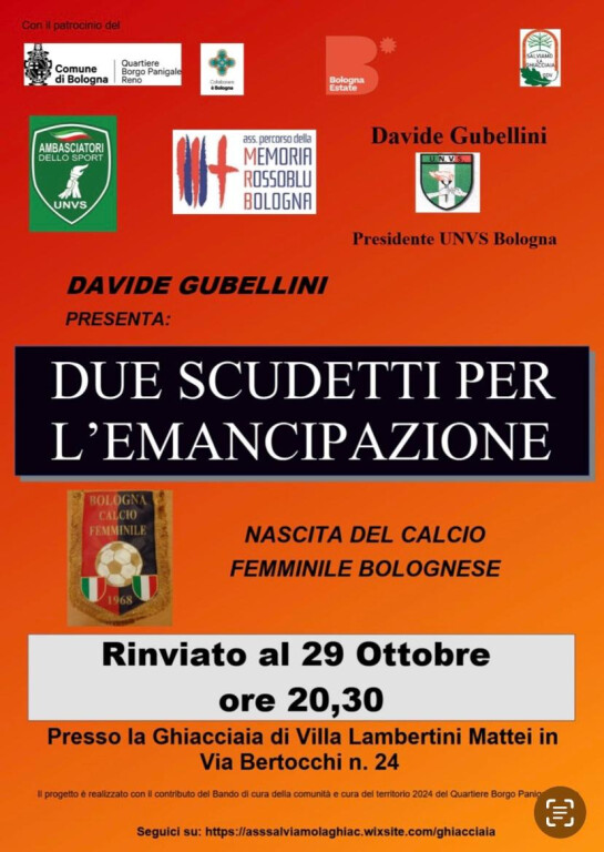 Rinvio 29 ottobre Davide Gubellini