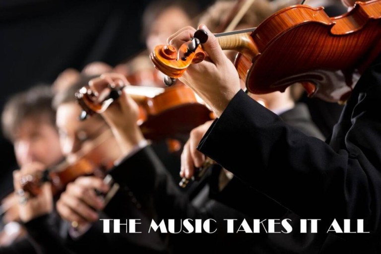 copertina di The music takes it all  | Istituto Musicale Banchieri