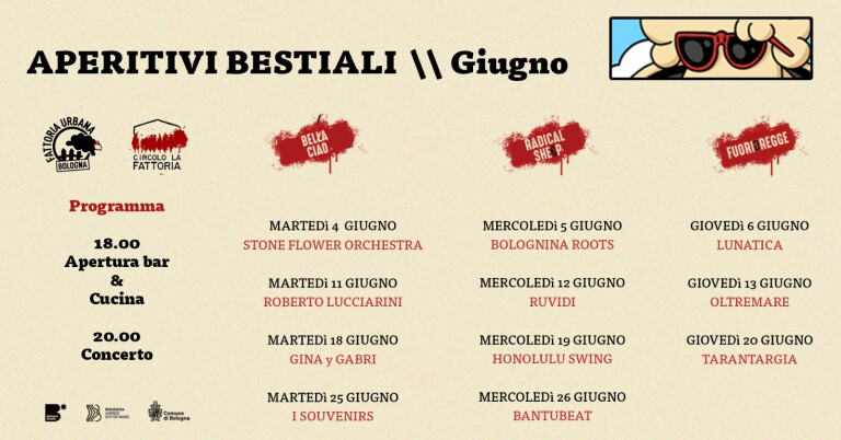 fattoria programma giugno