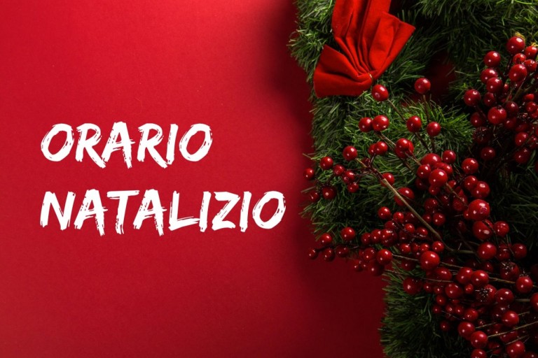 immagine di Orari festività natalizie 2024/25