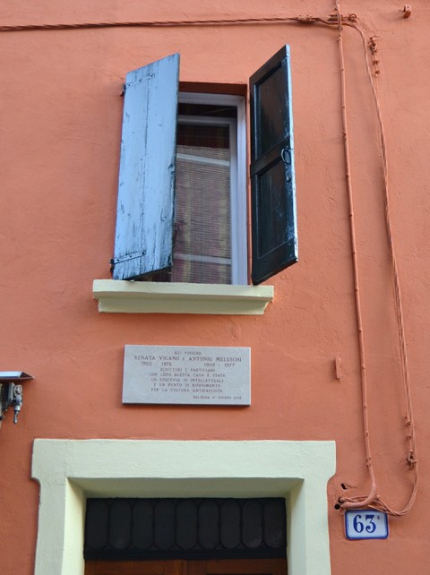 La casa degli scrittori partigiani Renata Viganò e Antonio Meluschi - via Mascarella (BO)