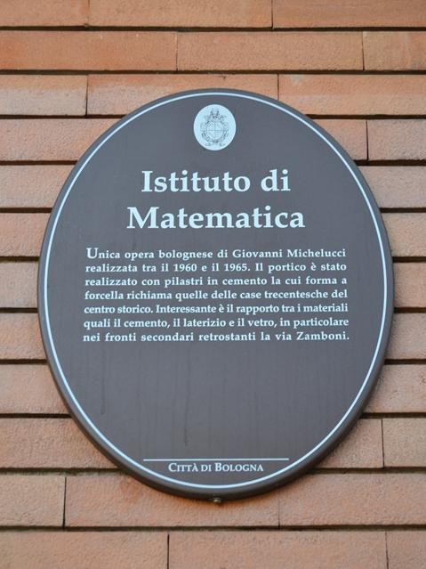 Istituto di Matematica - Cartiglio