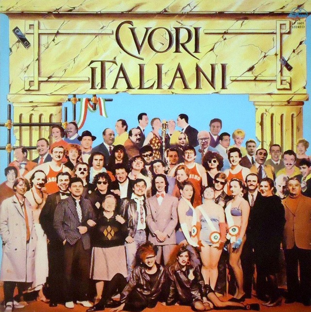 La copertina del disco "Cuori italiani" - Airplane, 1984
