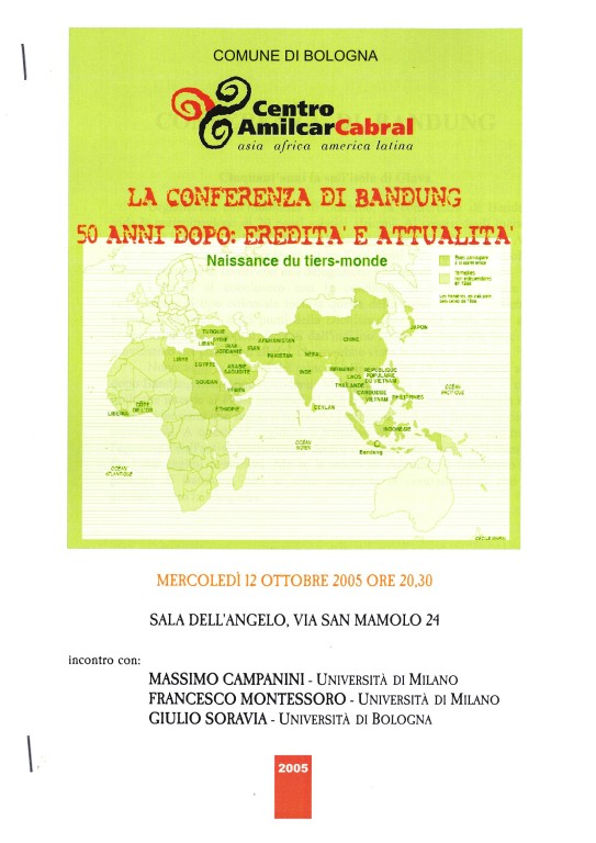 copertina di La Conferenza di Bandung 50 anni dopo: eredità e attualità