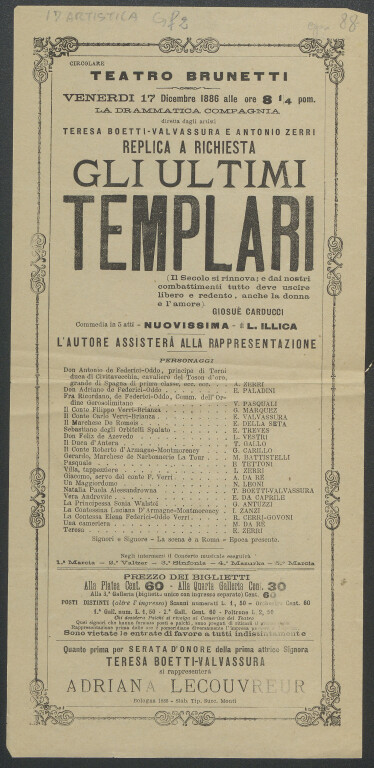 immagine di Luigi Illica, Gli ultimi templari (1886)