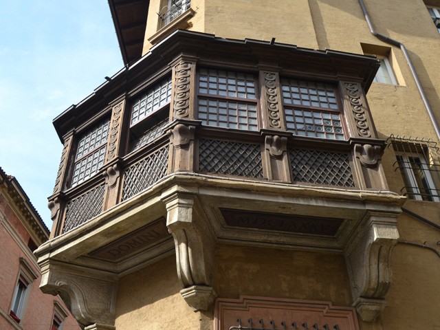 Palazzo Marsigli - balcone coperto
