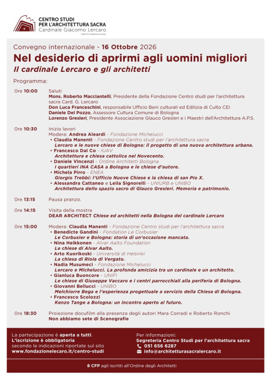 Nel desiderio di aprirmi agli uomini migliori