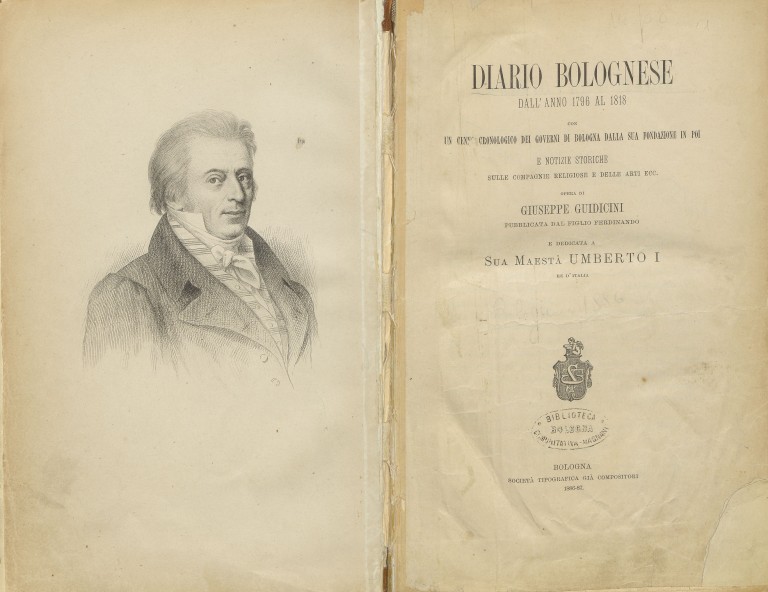 image of Giuseppe Guidicini, Diario bolognese dal 1796 al 1818 (1886-1888)