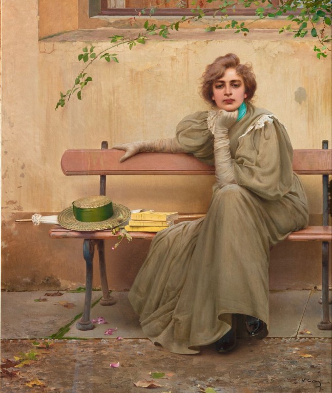 1_Vittorio Corcos, Sogni, 1896, olio su tela, 161x135 cm_Courtesy Galleria Nazionale d'Arte Moderna e Contemporanea, Roma.jpg
