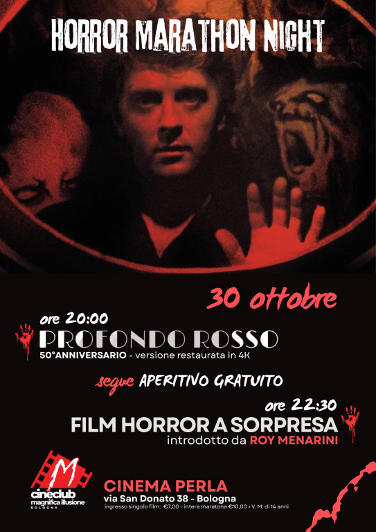 copertina di Horror Marathon Night | Magnifica Illusione 