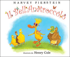 copertina di Il bell’anatroccolo, Harvey Fierstein, Lo stampatello, 2012