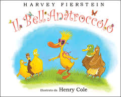 cover of Il bell’anatroccolo, Harvey Fierstein, Lo stampatello, 2012