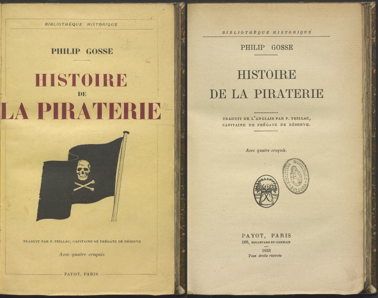 immagine di Philip Gosse, Histoire de la piraterie (1933)