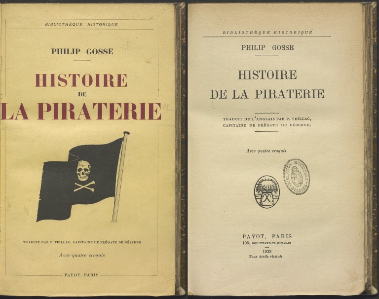 image of Philip Gosse, Histoire de la piraterie (1933)