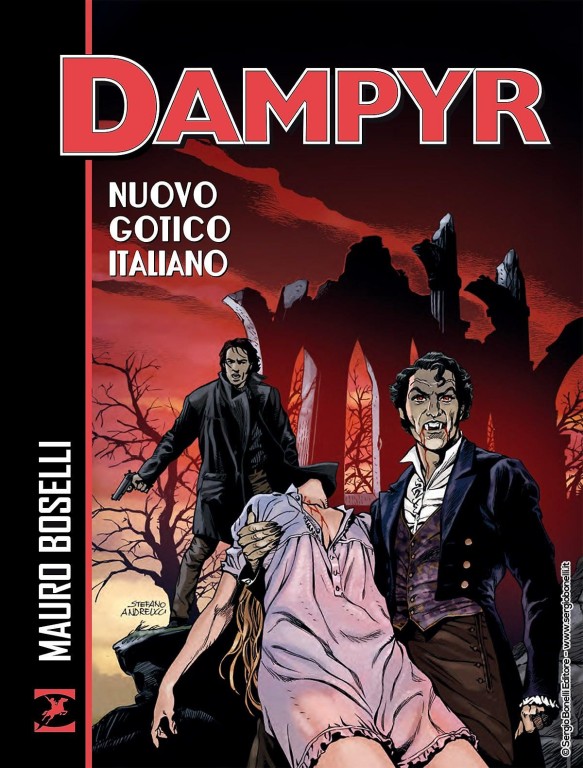 copertina di Mauro Boselli, Nuovo gotico italiano, Milano, Sergio Bonelli, 2019