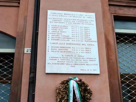 Sminatori imolesi caduti
