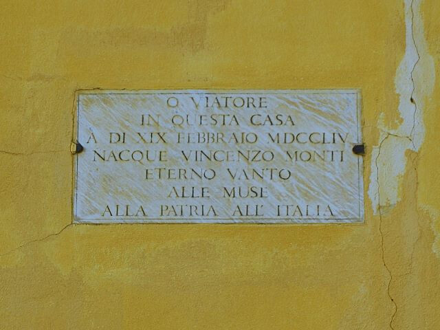 Casa natale di Vincenzo Monti 