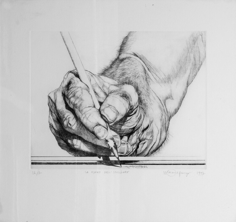 Incisione della mano