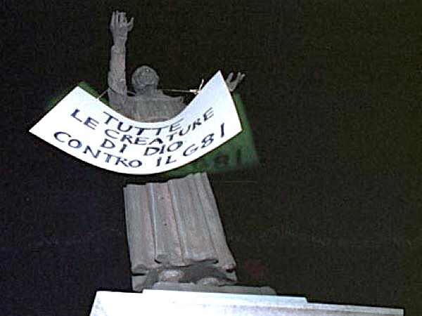 Una delle "statue parlanti"