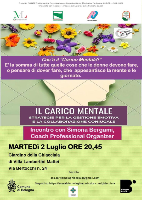 copertina di Il carico mentale, strategie per la gestione emotiva e la collaborazione coniugale