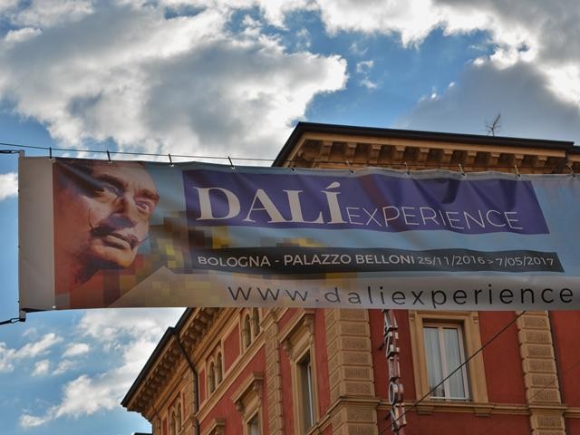 Pubblicità della mostra Dalì Experience - 2017