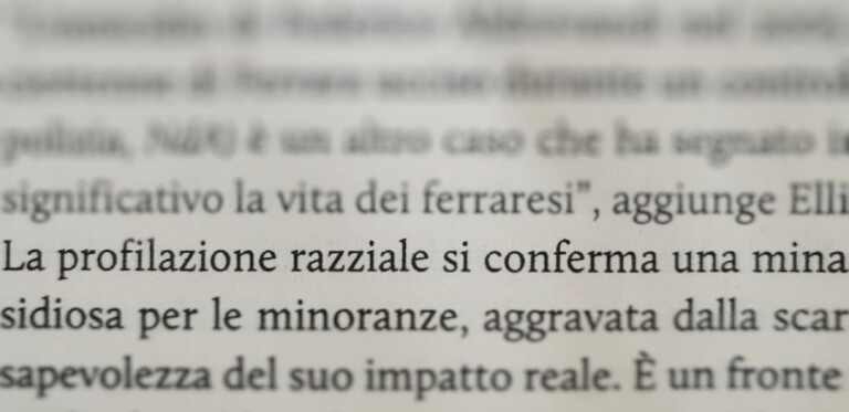 immagine di Profilazione razziale/profilazione razzista: l'esperienza italiana
