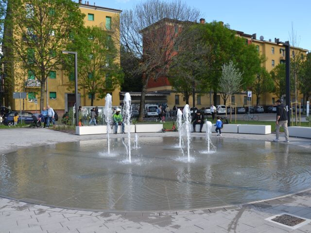 Piazza giardino