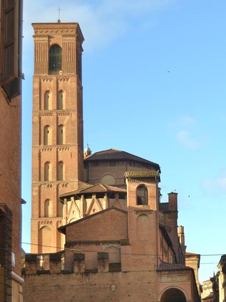 Chiesa di San Giacomo Maggiore - abside - Oratorio di S. Cecilia - Mura del Mille