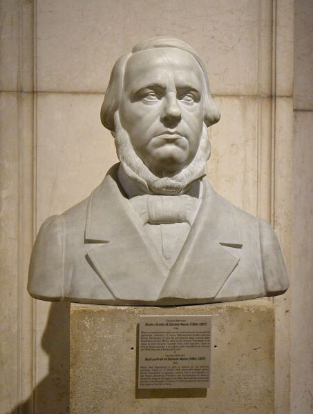 Busto ritratto di Daniele Manin (1804-1857)