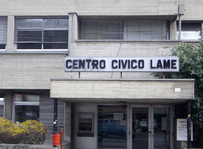Centro civico Lame - arch. E. Zacchiroli - 1969-1976 - particolare