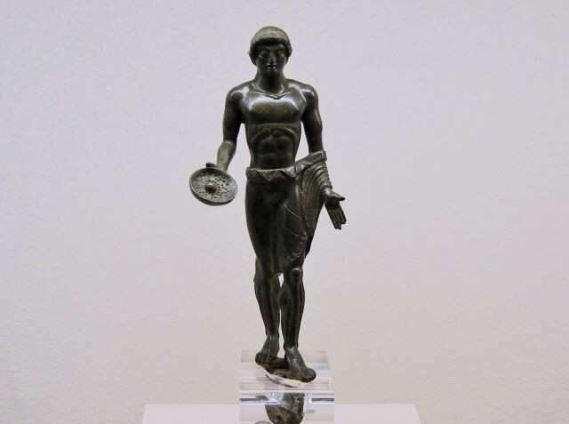Statuetta rinvenuta a Monteacuto Ragazza 