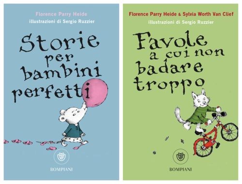 copertina di Storie per bambini perfetti
Favole a cui non badare troppo
Florence Parry Heide, Sergio Ruzzier, Bompiani, 2019
dai 7 anni
