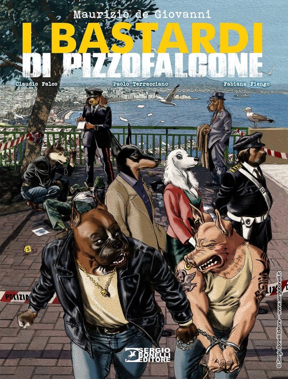 copertina di Maurizio de Giovanni, I Bastardi di Pizzofalcone, Milano, S. Bonelli, 2019