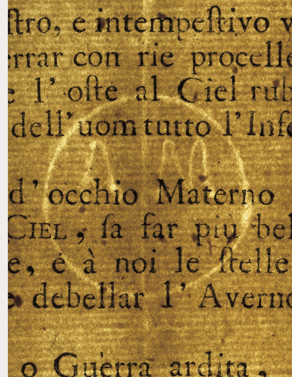 image of ID. 128 AM cerchiato