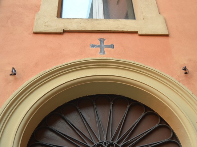 Oratorio di San Giovanni Battista dei Fiorentini - ingresso - particolare