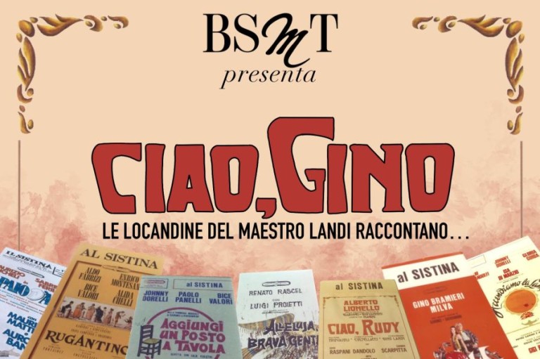 immagine di Ciao, Gino |  Le locandine del maestro Landi raccontano...