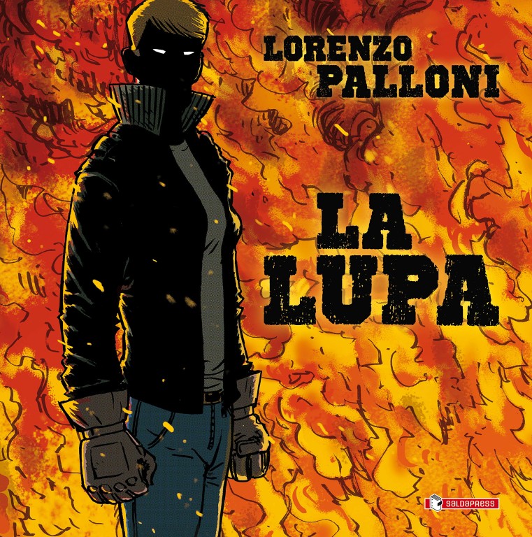 copertina di Lorenzo Palloni, La lupa, Reggio Emilia, Saldapress, 2019