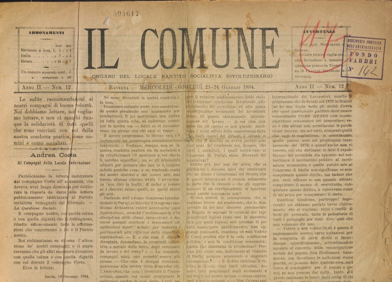 image of Il Comune, 23-24 gennaio 1884