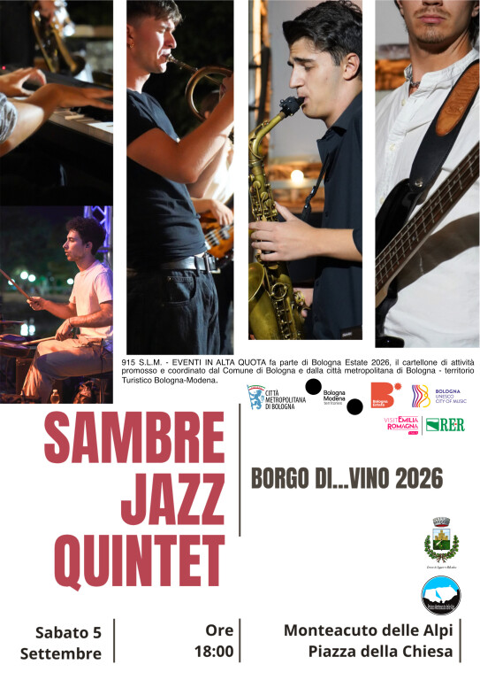 copertina di Sambre Jazz Quintet in Concerto - Borgo Di.Vino