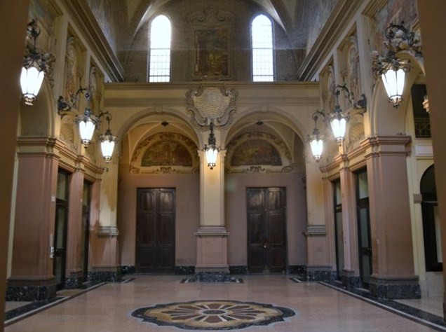 Ex chiesa di San Giobbe - galleria Acquaderni - interno