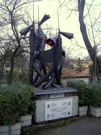 Il monumento ai partigiani delle Fonti di Corticella (BO)