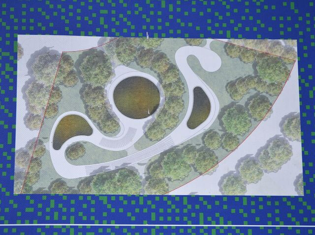 Il cantiere del nuovo padiglione