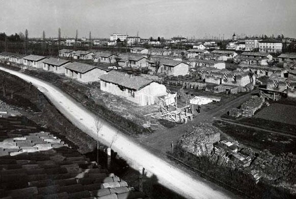 Il villaggio rurale di Corticella nel 1943