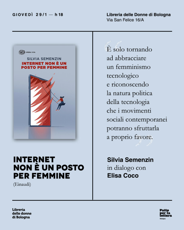 cover of Internet non è un posto per femmine
