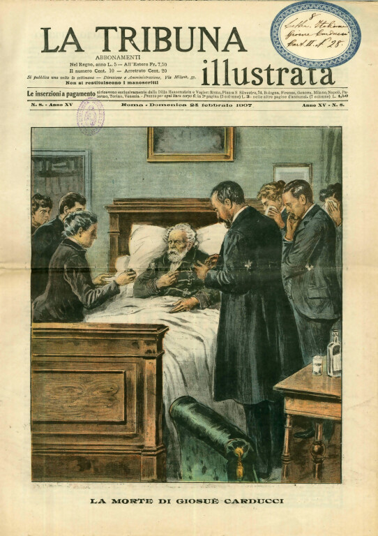 image of La morte di Giosue Carducci