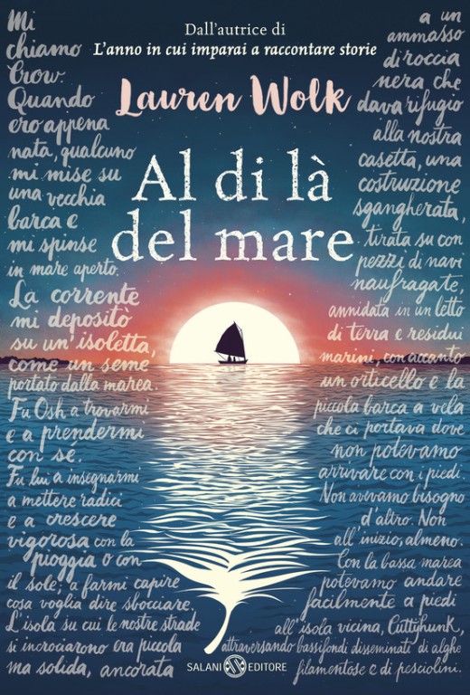 copertina di Al di là del mare Lauren Wolk, Salani, 2019