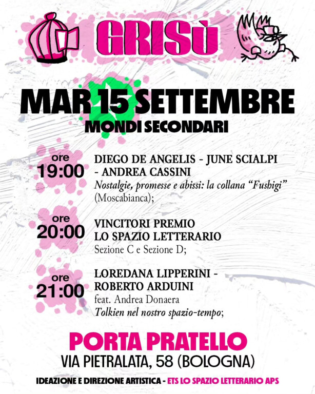 GRISU – FESTIVAL DI SCRITTURE CONTEMPORANEE 2026