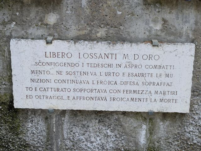 Lapide per Libero Lossanti